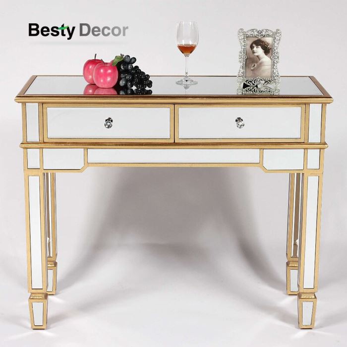 Mirror Bedside Table