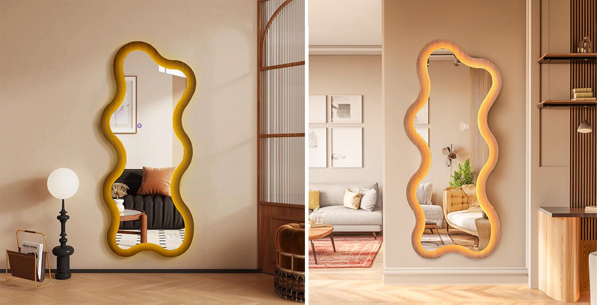 Customize Irregular Mirror With Led Customize Irregular Mirror With Led